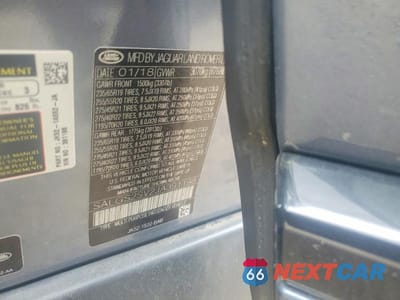 Zdjęcie 12 z 12 samochodu: 2018 LAND ROVER RANGE ROVER HSE VIN:SALGS2SV2JA391198 - miniatura
