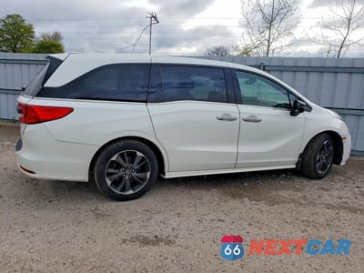 Trzecie zdjęcie samochodu z tyłu: 2022 HONDA ODYSSEY TOURING VIN:5FNRL6H87NB504713 - miniatura