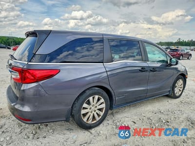 Trzecie zdjęcie samochodu z tyłu: 2019 HONDA ODYSSEY LX VIN:5FNRL6H27KB023559 - miniatura