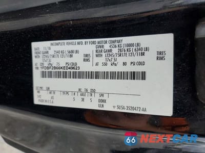 Zdjęcie 12 z 12 samochodu: 2019 FORD F250 SUPER DUTY VIN:1FDBF2B66KED49623 - miniatura