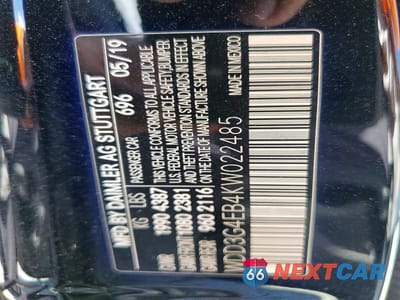 Zdjęcie 12 z 12 samochodu: 2019 MERCEDES-BENZ A 220 VIN:WDD3G4EB4KW022485 - miniatura