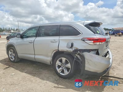 Drugie zdjęcie samochodu z przodu: 2017 TOYOTA HIGHLANDER HYBRID LE VIN:5TDDZRFH0HS446196 - miniatura