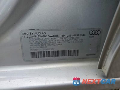 Zdjęcie 12 z 12 samochodu: 2013 AUDI A4 PREMIUM VIN:WAUBFAFL7DN032562 - miniatura