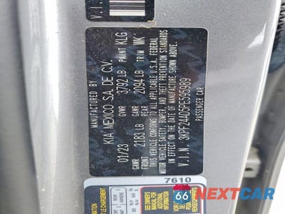 Zdjęcie 13 z 13 samochodu: 2023 KIA FORTE LXS VIN:3KPF24AD5PE595989 - miniatura