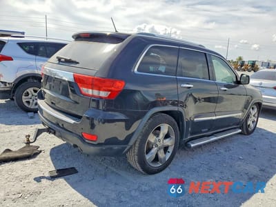 Trzecie zdjęcie samochodu z tyłu: 2012 JEEP GRAND CHEROKEE OVERLAND VIN:1C4RJFCT7CC134827 - miniatura