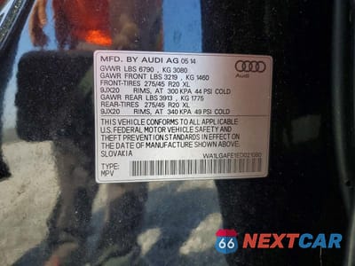 Zdjęcie 13 z 13 samochodu: 2014 AUDI Q7 PREMIUM PLUS VIN:WA1LGAFE1ED021080 - miniatura