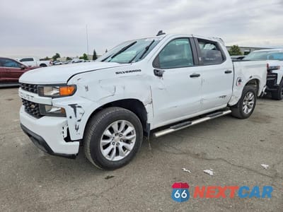 2021 CHEVROLET SILVERADO C1500 CUSTOM 1GCPWBEKXMZ338056 - główne zdjęcie licytacji z USA - miniatura