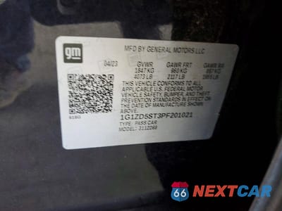 Zdjęcie 13 z 13 samochodu: 2023 CHEVROLET MALIBU LT VIN:1G1ZD5ST3PF201021 - miniatura