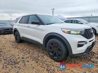 Czwarte zdjęcie samochodu z boku: 2022 FORD EXPLORER ST VIN:1FM5K8GC2NGA68373 - miniatura