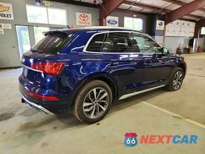 Trzecie zdjęcie samochodu z tyłu: 2022 AUDI Q5 PREMIUM PLUS 45 VIN:WA1EAAFY4N2046992 - miniatura