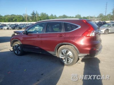 Drugie zdjęcie samochodu z przodu: 2016 HONDA CR-V TOURING VIN:5J6RM4H94GL124989 - miniatura