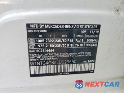 Zdjęcie 12 z 12 samochodu: 2020 MERCEDES-BENZ GLA 250 4MATIC VIN:W1NTG4GB6LU029550 - miniatura