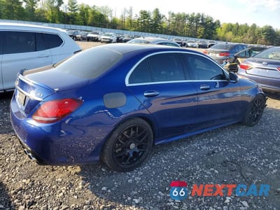Trzecie zdjęcie samochodu z tyłu: 2020 MERCEDES-BENZ C 43 AMG VIN:55SWF6EB7LU331345 - miniatura