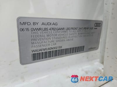 Zdjęcie 12 z 12 samochodu: 2016 AUDI A4 PREMIUM S-LINE VIN:WAUAFAFL6GN002159 - miniatura