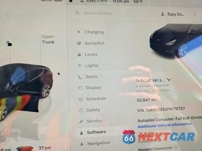 Zdjęcie 9 z 12 samochodu: 2023 TESLA MODEL Y VIN:7SAYGDEE2PA170737 - miniatura