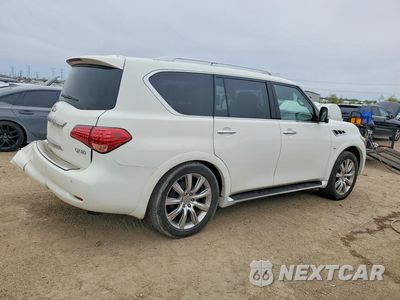 Trzecie zdjęcie samochodu z tyłu: 2014 INFINITI QX80 BASE VIN:JN8AZ2NC4E9352479 - miniatura