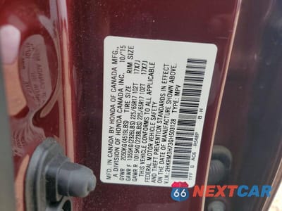 Zdjęcie 13 z 13 samochodu: 2016 HONDA CR-V EXL VIN:2HKRM3H73GH503128 - miniatura