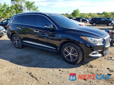 Czwarte zdjęcie samochodu z boku: 2019 INFINITI QX60 LUXE VIN:5N1DL0MM7KC558818 - miniatura