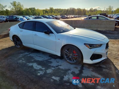 Czwarte zdjęcie samochodu z boku: 2023 ACURA TLX TYPE S VIN:19UUB7F04PA001007 - miniatura