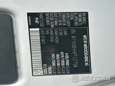 Zdjęcie 13 z 13 samochodu: 2023 MERCEDES-BENZ SPRINTER 2500 VIN:W1Y40BHY6PT127704 - miniatura