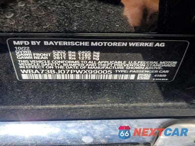 Zdjęcie 13 z 13 samochodu: 2023 BMW 540 XI VIN:WBA73BJ07PWX99005 - miniatura