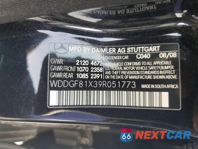 Zdjęcie 12 z 12 samochodu: 2009 MERCEDES-BENZ C 300 4MATIC VIN:WDDGF81X39R051773 - miniatura