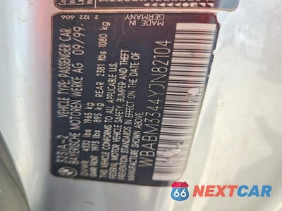 Zdjęcie 12 z 12 samochodu: 2000 BMW 323 CI VIN:WBABM3344YJN82104 - miniatura