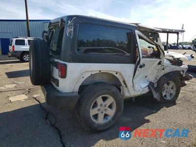 Trzecie zdjęcie samochodu z tyłu: 2018 JEEP WRANGLER SPORT VIN:1C4AJWAG7JL829941 - miniatura