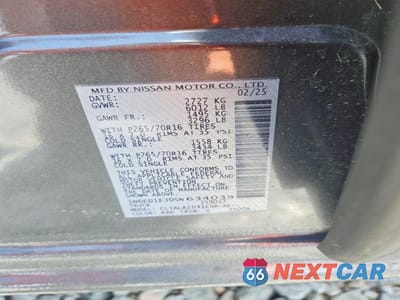 Zdjęcie 12 z 12 samochodu: 2025 NISSAN FRONTIER S VIN:1N6ED1EJ0SN634039 - miniatura