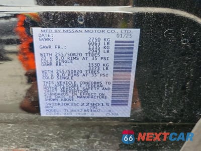 Zdjęcie 13 z 13 samochodu: 2025 NISSAN PATHFINDER VIN:5N1DR3DK3SC229015 - miniatura