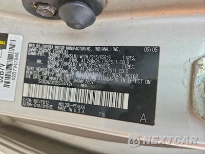Zdjęcie 13 z 13 samochodu: 2005 TOYOTA SIENNA LE 7 PASSENGER VIN:5TDZA23C05S337424 - miniatura
