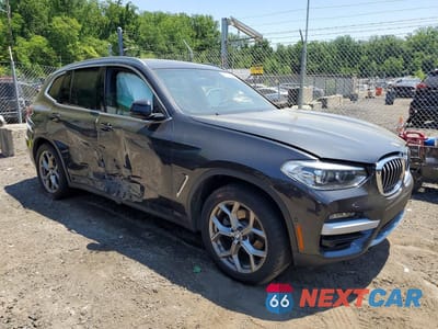 Czwarte zdjęcie samochodu z boku: 2020 BMW X3 XDRIVE30I VIN:5UXTY5C07L9B01181 - miniatura