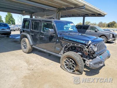 Czwarte zdjęcie samochodu z boku: 2025 JEEP WRANGLER RUBICON 4XE VIN:1C4RJXR62SW572384 - miniatura