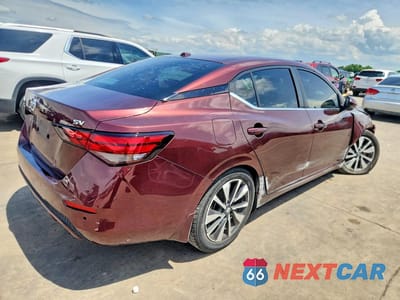 Trzecie zdjęcie samochodu z tyłu: 2020 NISSAN SENTRA SV VIN:3N1AB8CV8LY244917 - miniatura