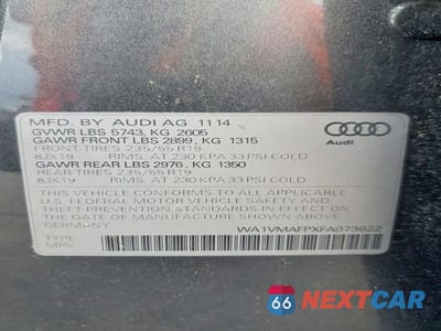 Zdjęcie 13 z 13 samochodu: 2015 AUDI Q5 TDI PRESTIGE VIN:WA1VMAFPXFA073622 - miniatura