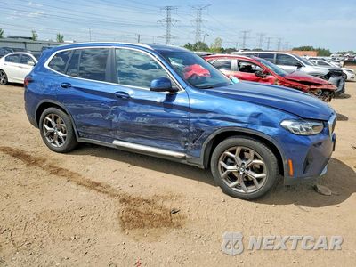 Czwarte zdjęcie samochodu z boku: 2024 BMW X3 XDRIVE30I VIN:WBX57DP09RN296556 - miniatura