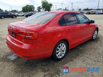 Trzecie zdjęcie samochodu z tyłu: 2015 VOLKSWAGEN JETTA SE VIN:3VWD17AJ7FM251700 - miniatura