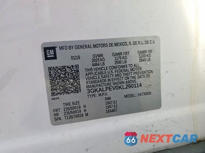 Zdjęcie 13 z 13 samochodu: 2019 GMC TERRAIN SLT VIN:3GKALPEV0KL290114 - miniatura