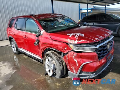 Czwarte zdjęcie samochodu z boku: 2023 HONDA PILOT EXL VIN:5FNYG2H50PB015619 - miniatura