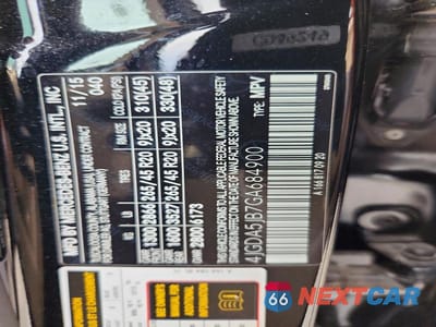 Zdjęcie 13 z 13 samochodu: 2016 MERCEDES-BENZ GLE 350 VIN:4JGDA5JB7GA684900 - miniatura