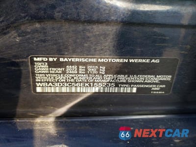 Zdjęcie 12 z 12 samochodu: 2014 BMW 328 D VIN:WBA3D3C56EK155235 - miniatura