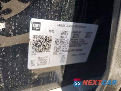Zdjęcie 13 z 13 samochodu: 2022 GMC YUKON XL C1500 SLT VIN:1GKS1GKD1NR168588 - miniatura