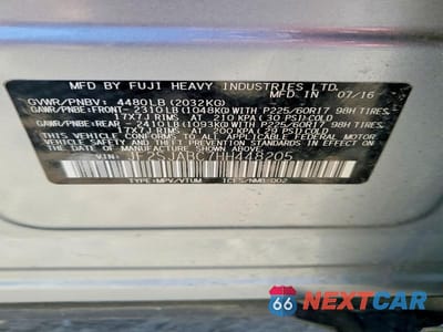 Zdjęcie 14 z 14 samochodu: 2017 SUBARU FORESTER 2.5I VIN:JF2SJABC7HH448205 - miniatura