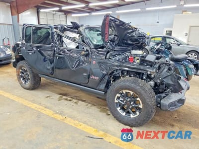 Czwarte zdjęcie samochodu z boku: 2026 JEEP WRANGLER RUBICON VIN:1C4PJXFGXTW263588 - miniatura