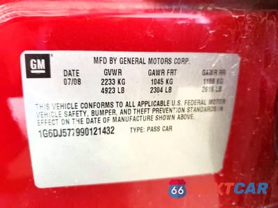 Zdjęcie 12 z 12 samochodu: 2009 CADILLAC CTS VIN:1G6DJ577990121432 - miniatura