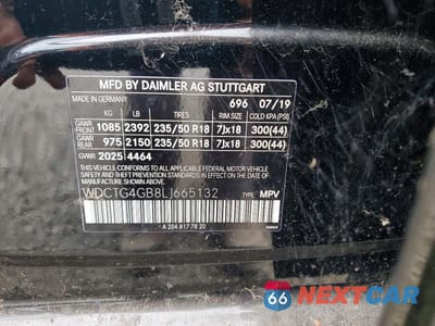 Zdjęcie 13 z 13 samochodu: 2020 MERCEDES-BENZ GLA 250 4MATIC VIN:WDCTG4GB8LJ665132 - miniatura