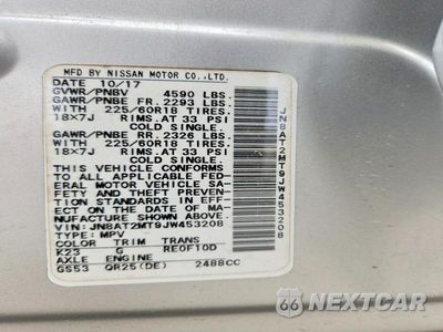 Zdjęcie 13 z 13 samochodu: 2018 NISSAN ROGUE SL VIN:JN8AT2MT9JW453208 - miniatura
