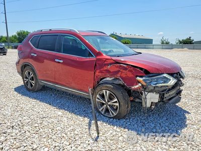 Czwarte zdjęcie samochodu z boku: 2018 NISSAN ROGUE SL VIN:5N1AT2MV3JC743311 - miniatura