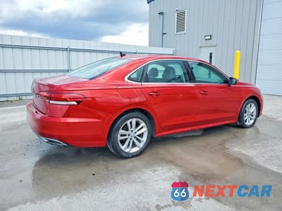 Trzecie zdjęcie samochodu z tyłu: 2021 VOLKSWAGEN PASSAT HIGHLINE VIN:1VWBA7A31MC010965 - miniatura