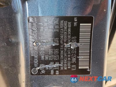 Zdjęcie 12 z 12 samochodu: 2009 HYUNDAI SANTA FE GLS VIN:5NMSG13D59H318976 - miniatura